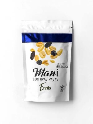 mani con uvas pasas 150 gr